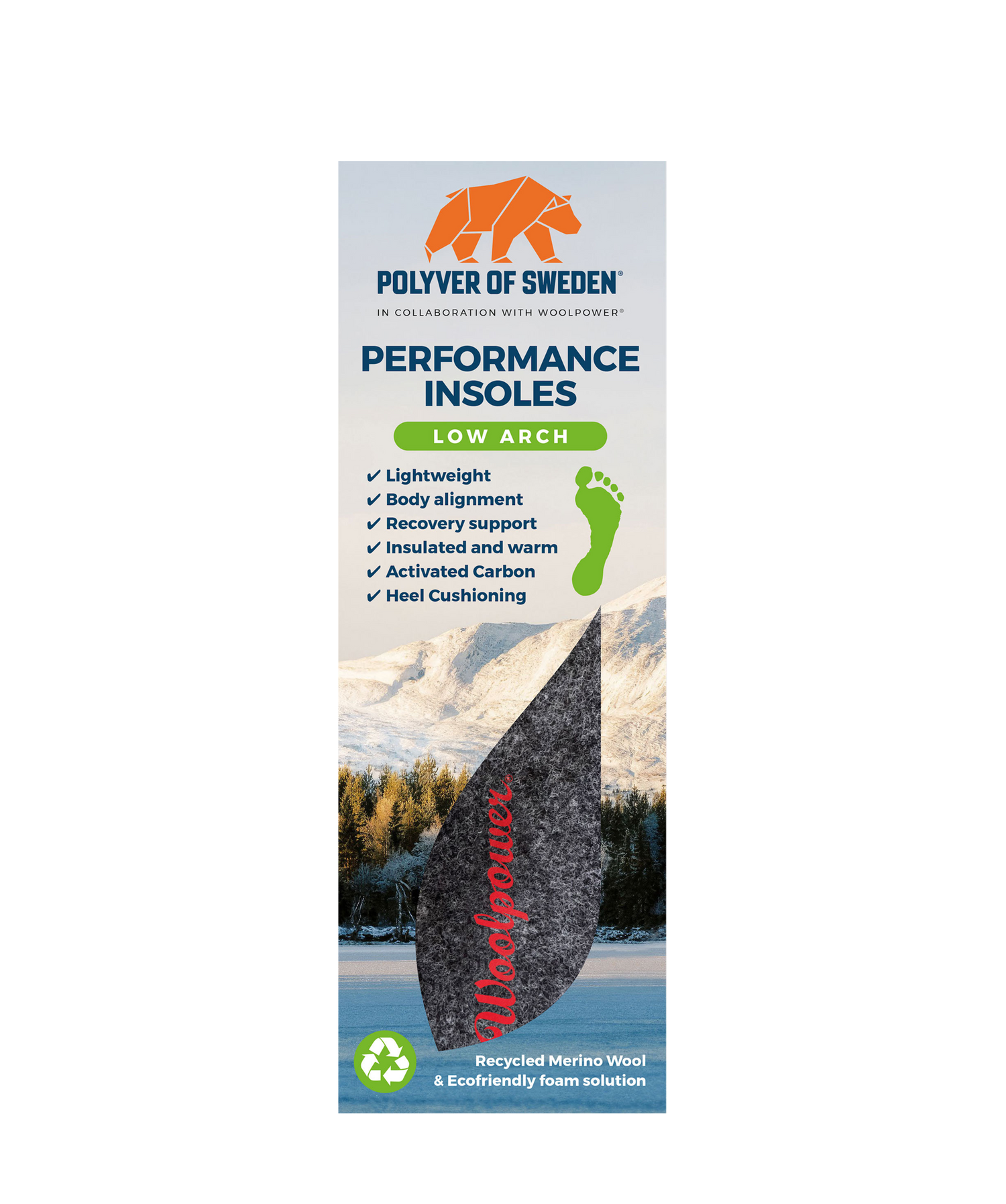 Woolpower insoles LOW ARCH