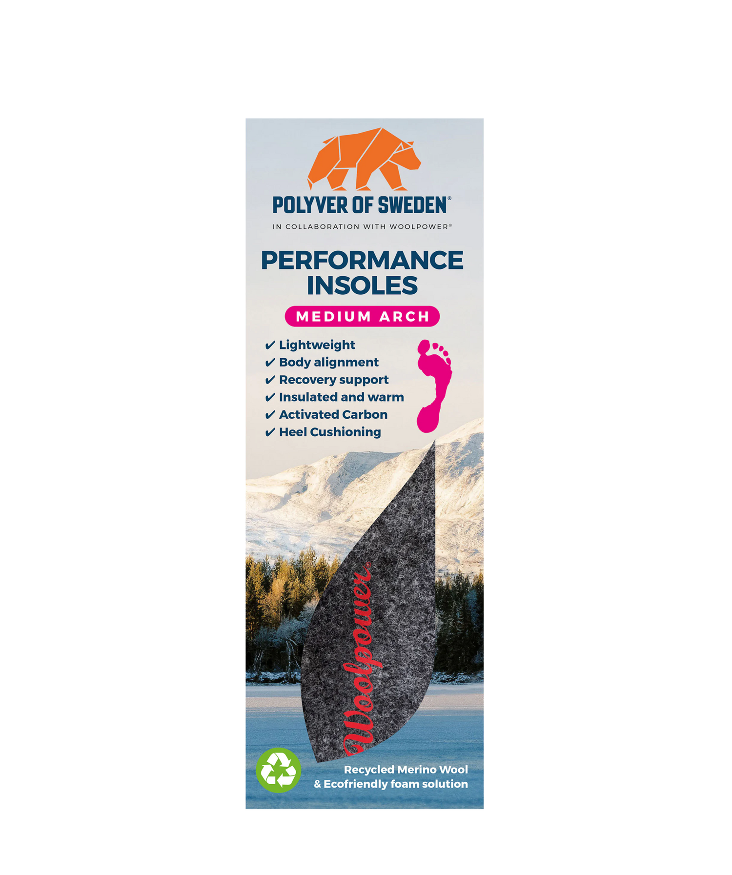 Woolpower insoles MEDIUM ARCH